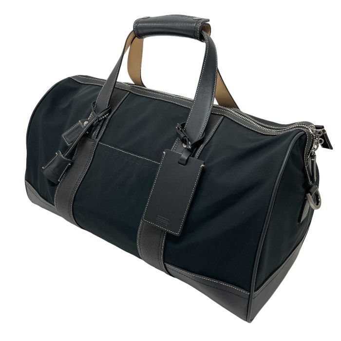 LOEWE ビジネスバッグ ブラック レザー カデナ クロシェット キーx2