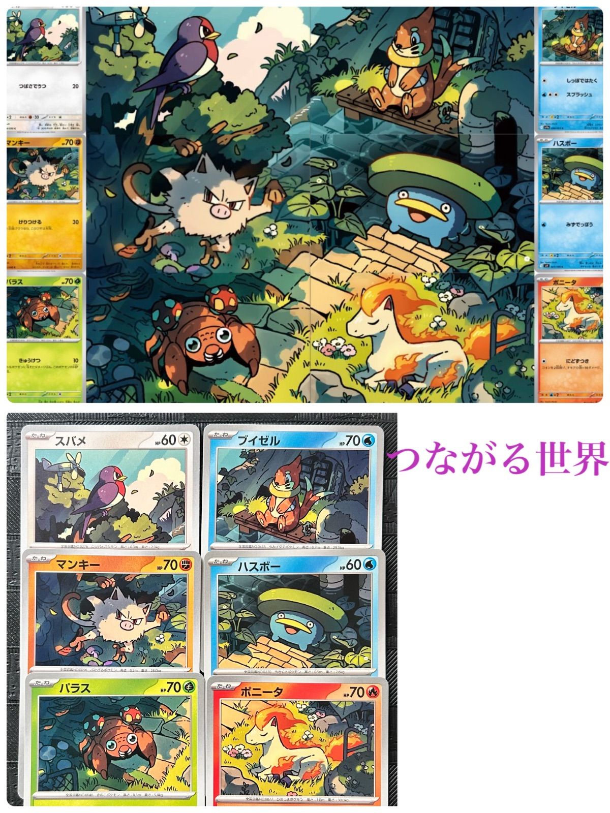 ポケモンカードつながるせかい ひみつのかいだん 6枚セット Ayako