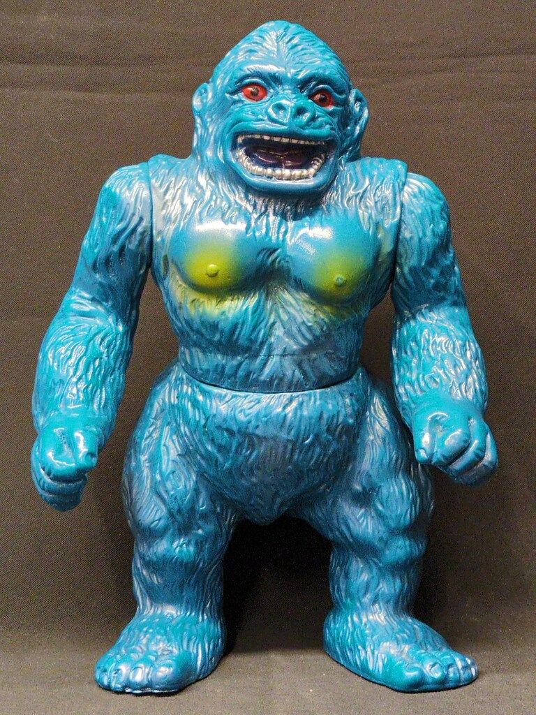 マルサン マルサンのウルトラ怪獣シリーズ ジャイアントゴリラ 青成型