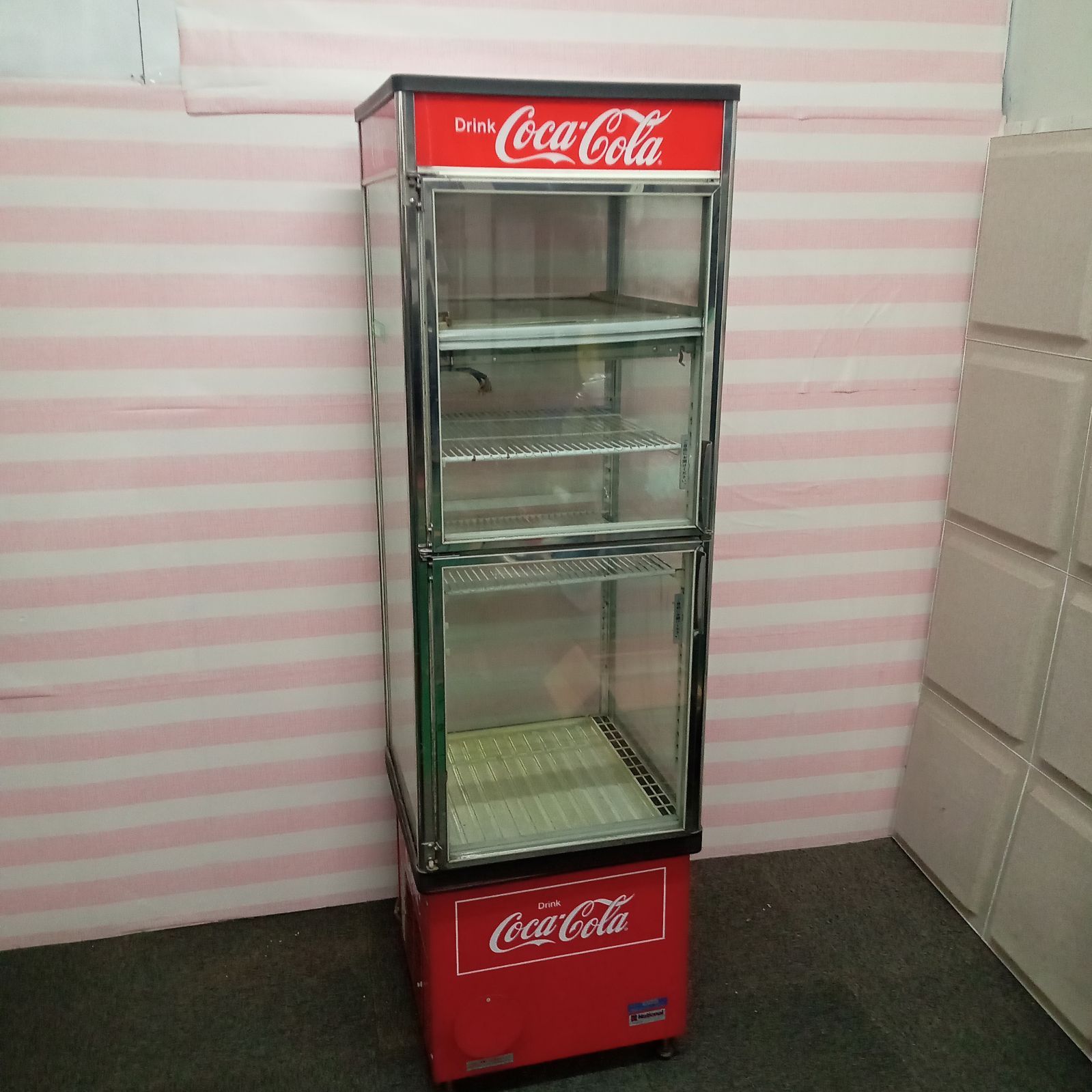 ◯ コカコーラ 冷蔵庫 温蔵庫 業務用 昭和 レトロショーケース - メルカリ