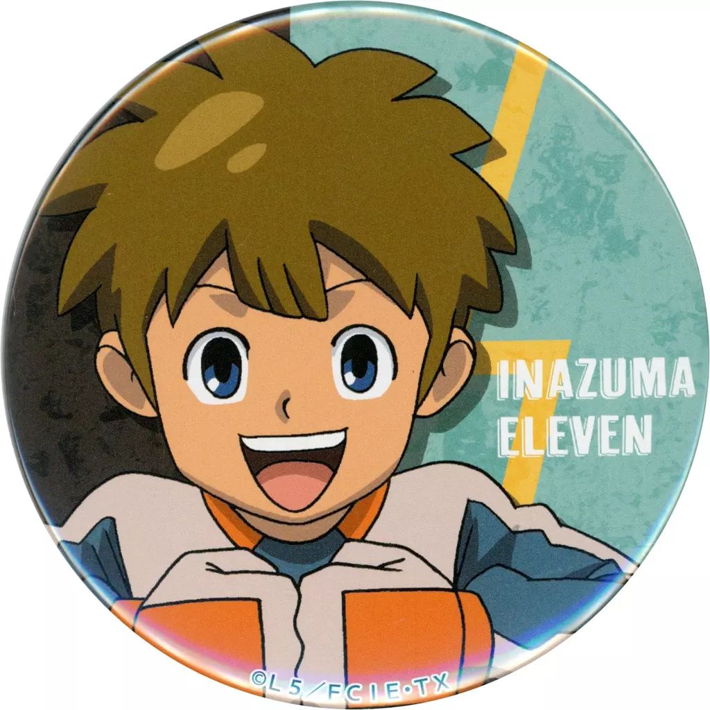 中古】バッジ・ピンズ 立向居勇気 75mm缶バッジ 「くじ引き堂 イナズマ