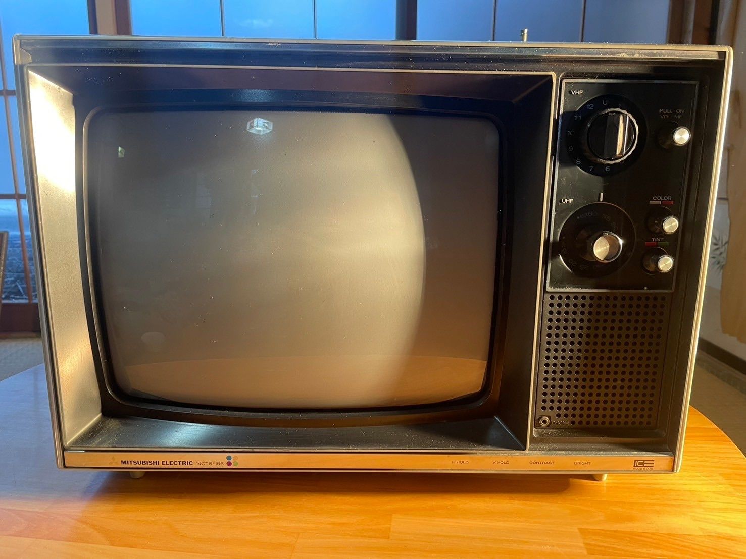 昭和レトロ カラーテレビ MITSUBISHI ELECTRIC 14CTS-156 アンティーク