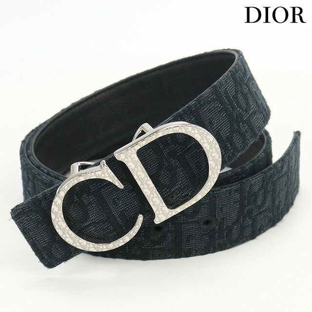 未使用品 箱・カード付き Christian Dior ベルト CDロゴグラム