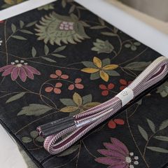 シュトラウス衣正絹高額板締め絞り手染め両面リバーシブル袋帯 - メルカリ