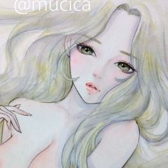 肉筆原画 水墨画 絵画 日本画 ドローイング 和装 美人画 - メルカリ