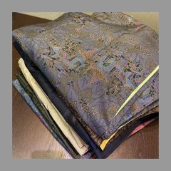 まとめ売り】正絹大島紬7枚 リメイク素材 ハンドメイド向け - メルカリ