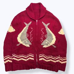50s-60s Cowichan Knit Sweater 