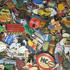 ピンバッジ 100個セット フランス雑貨 まとめ売り ピンズ ヴィンテージ