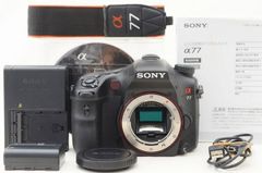 ☆極上美品☆ Sony ソニー α77 ボディ SLT-A77V Shot数 僅か 6,150枚
