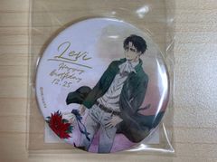 進撃の巨人 くじメイト Vol.2 E賞 缶バッジ ポストカード リヴァイ