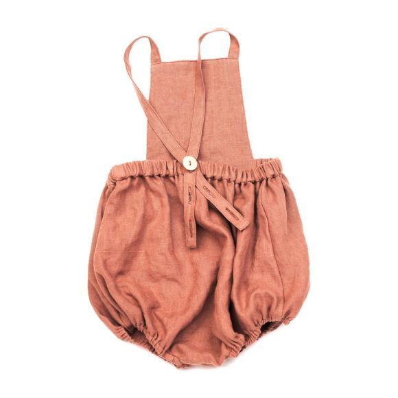 Oona Romper, Henna Linen - Soor Ploom Rompers | Maisonette