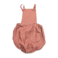 Oona Romper, Henna Linen - Soor Ploom Rompers | Maisonette