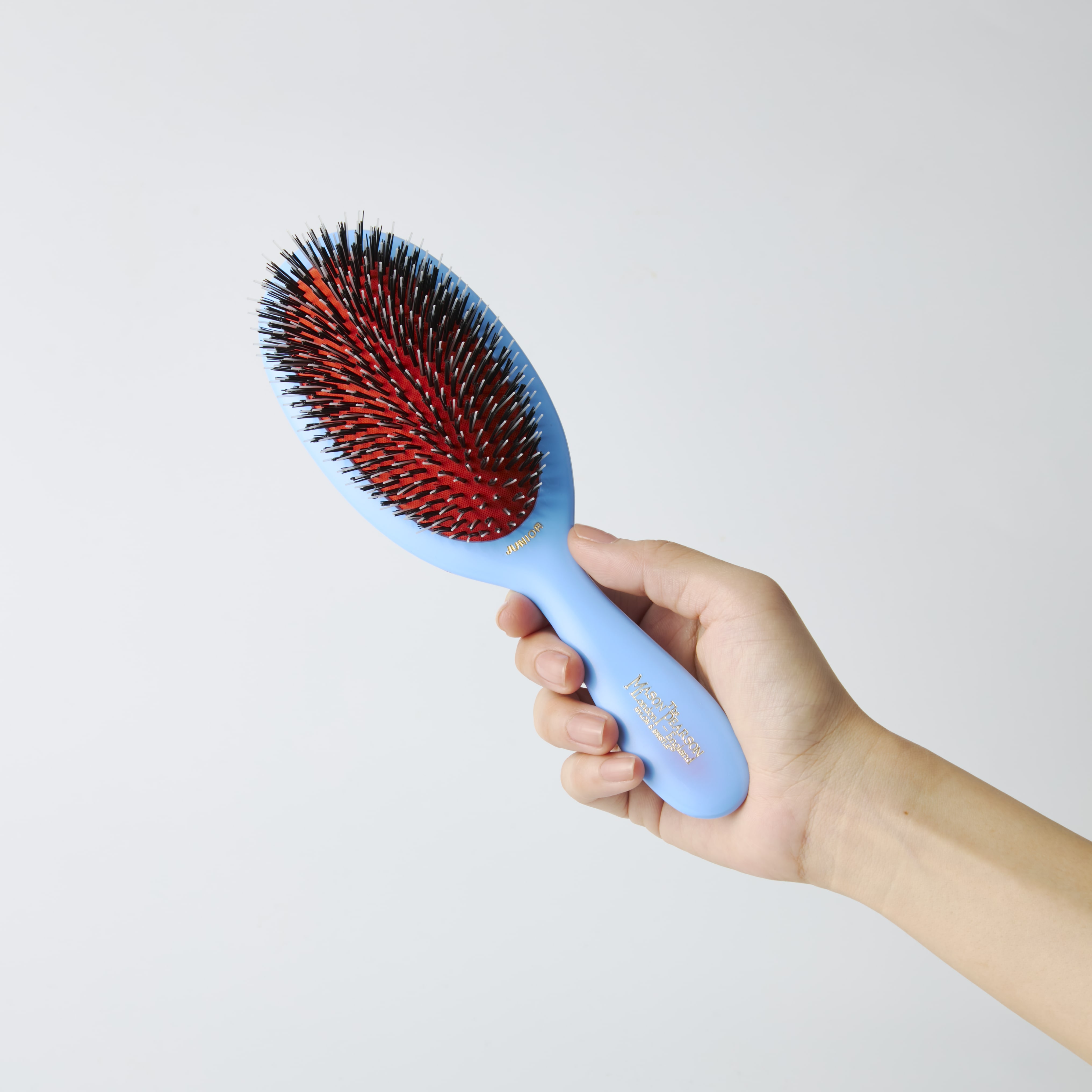ジュニアミックスブルー | 《公式》英国伝統の最高級猪毛ヘアブラシ