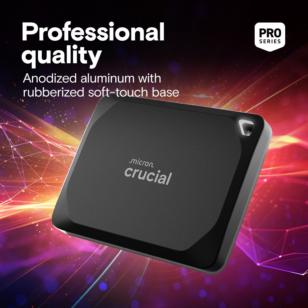Crucial X10 Pro 1TB Portable SSD | CT1000X10PROSSD9 | crucial.com