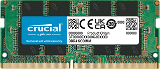 Crucial 8GB DDR4-3200 SODIMM | CT8G4SFRA32A | Crucial JP