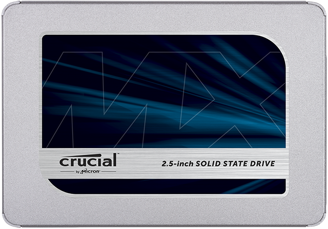 Crucial MX500 500GB 3D NAND SATA 2.5-inch 7mm (with 9.5mm adapter