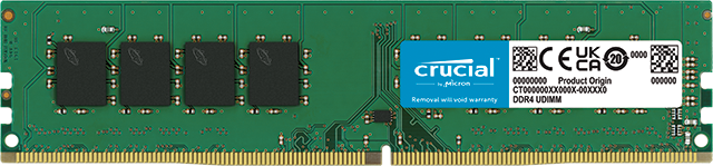 Crucial 32GB DDR4-3200 UDIMM | CT32G4DFD832A | Crucial JP