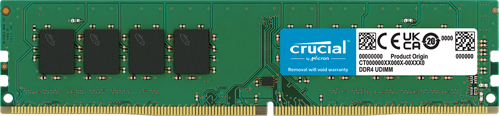 Crucial 32GB DDR4-3200 UDIMM | CT32G4DFD832A | crucial.com