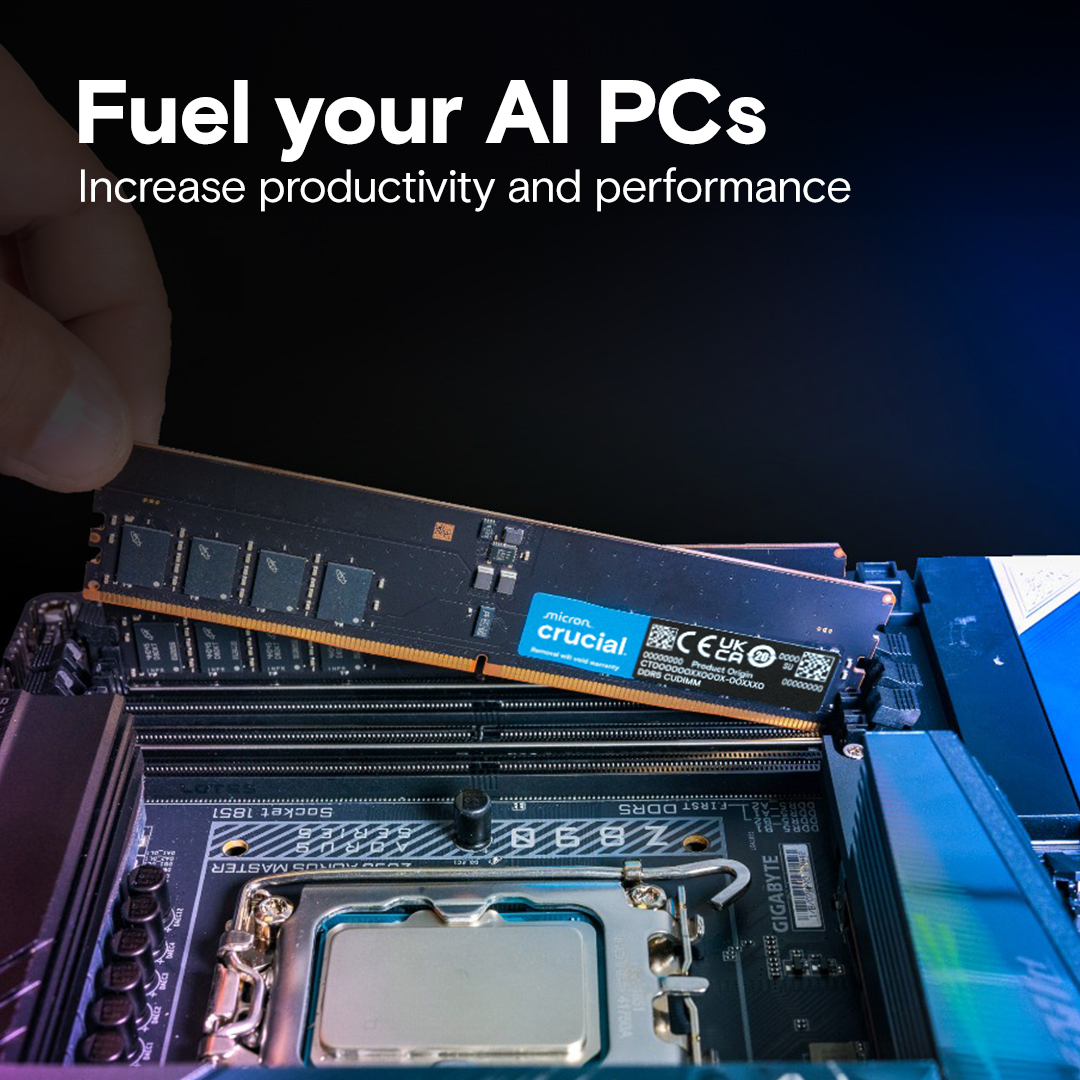 Crucial 64GB DDR5-6400 CUDIMM | CT64G64C52CU5 | crucial.com