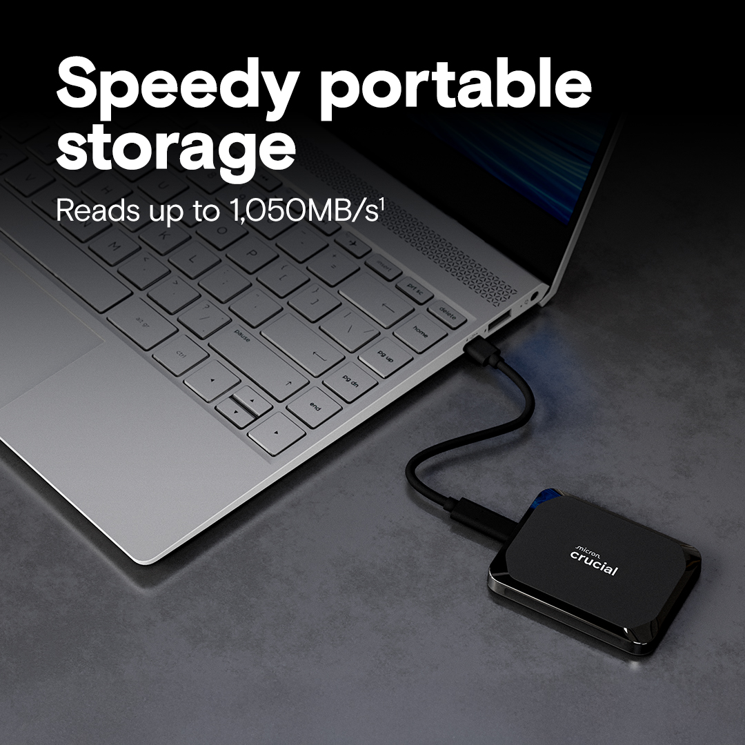 Crucial X9 1TB Portable SSD | CT1000X9SSD9 | crucial.com