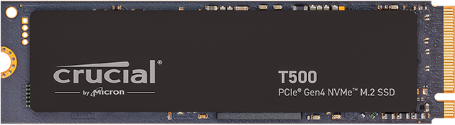 Crucial T500 1TB PCIe Gen4 NVMe M.2 SSD | CT1000T500SSD8 | crucial.com