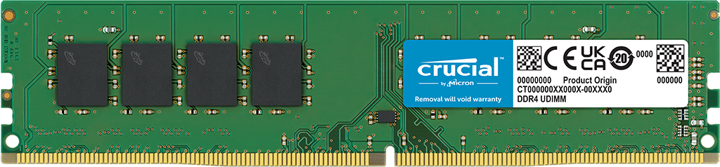 Crucial 4GB DDR4-2666 UDIMM | CT4G4DFS8266 | Crucial UK