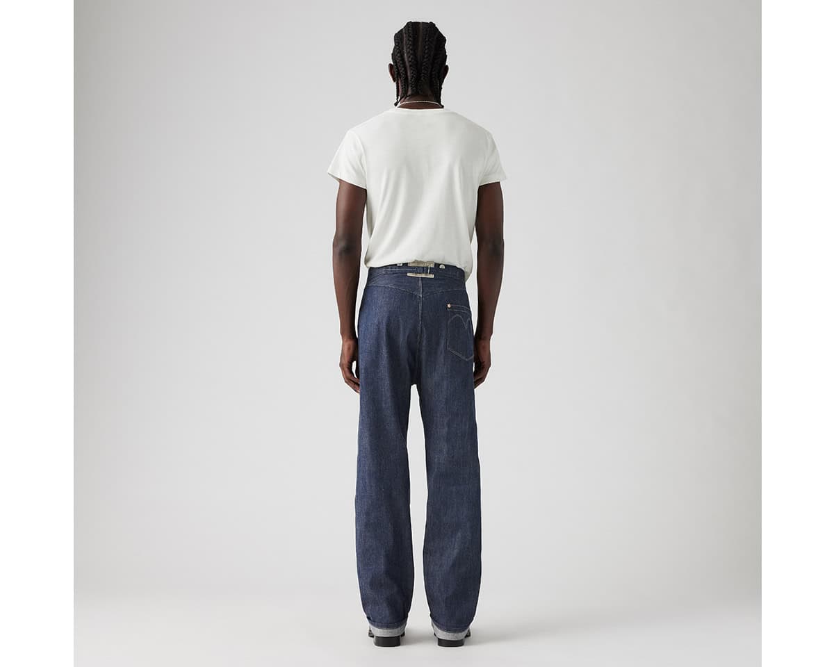 LEVI'S VINTAGE CLOTHING REPRODUCES 9RIVET, OLDEST PAIR OF BLUE