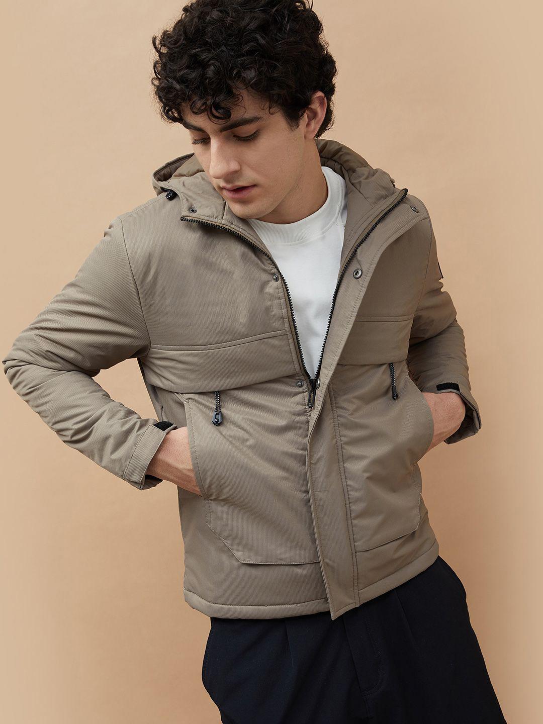 Buy Forca Men Hooded Solid Casual Padded Jacket - Jackets for Men