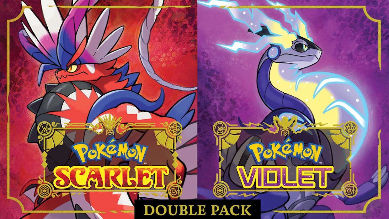 DOUBLE ポケットモンスター バイオレット PACK & スカーレット
