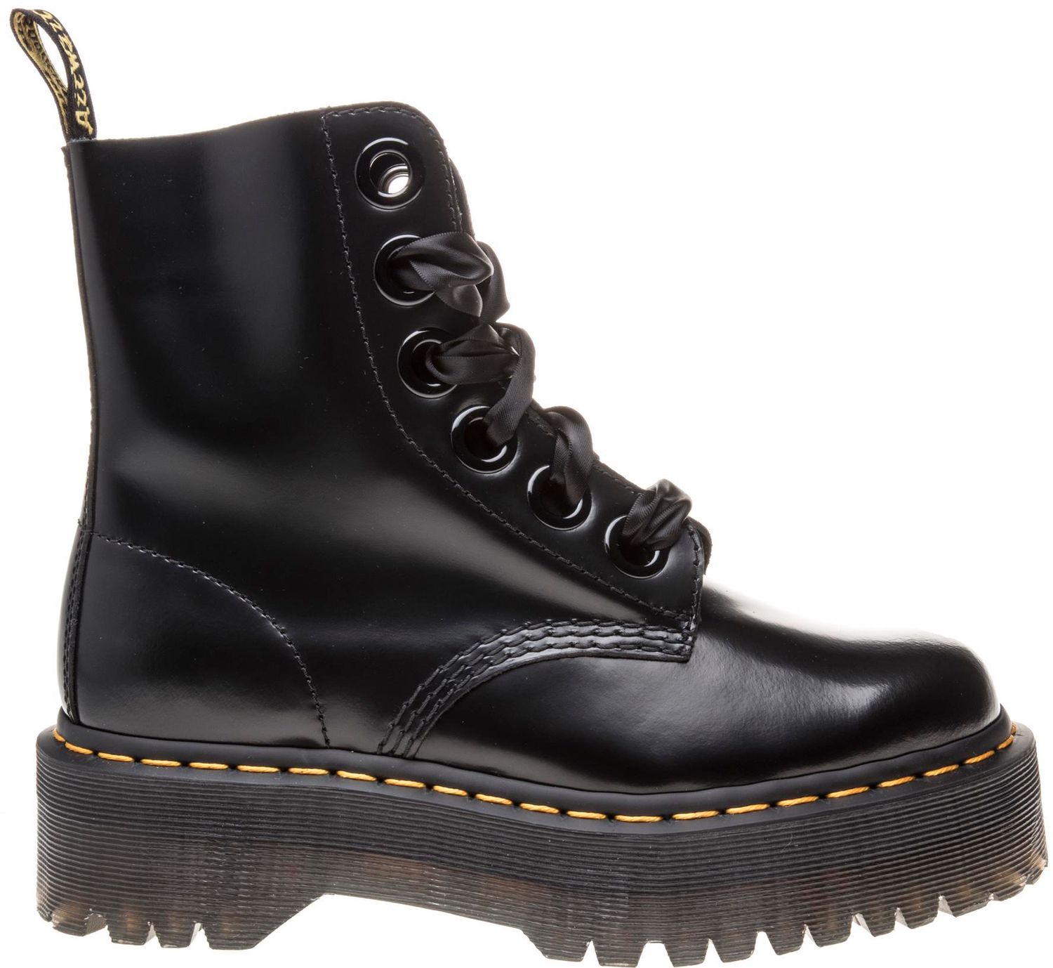 Womens Dr Martens Molly Boots In Black | Soletrader