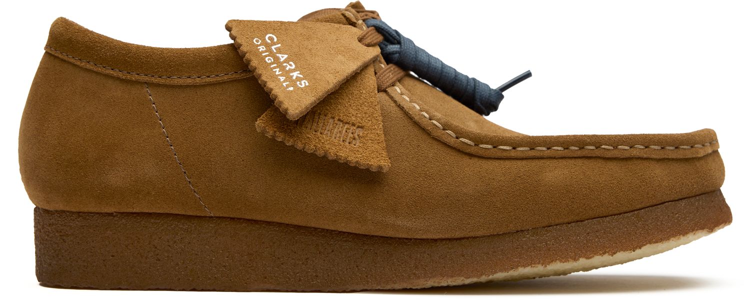 Mens Clarks Wallabee Shoes In Cola | Soletrader