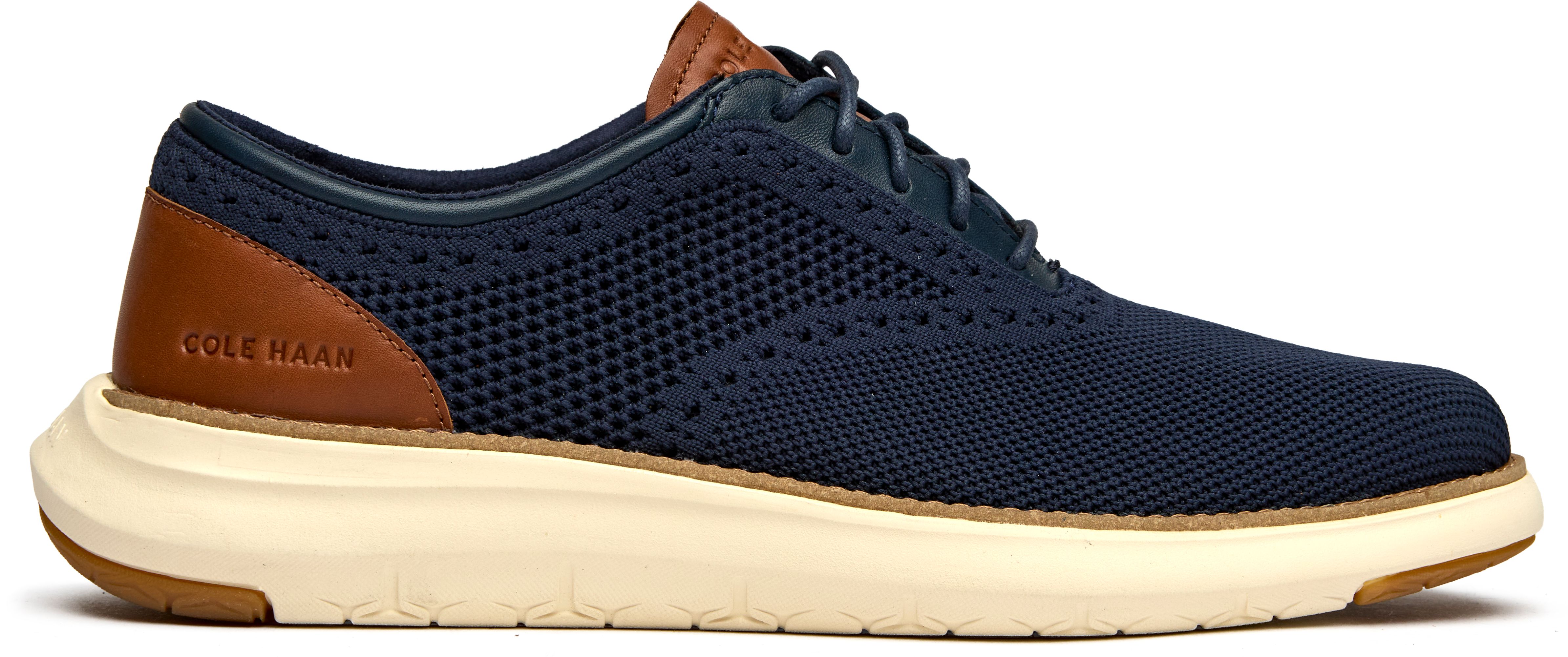Mens Cole Haan Grand Remix Knit Shoes In Navy | Soletrader
