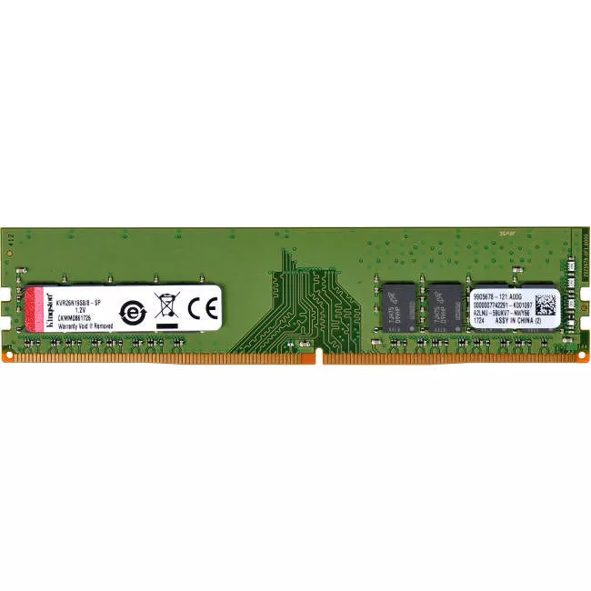 Kingston KVR26N19S8/8 ValueRAM 8 GB DDR4-2666 Memory - DIMM