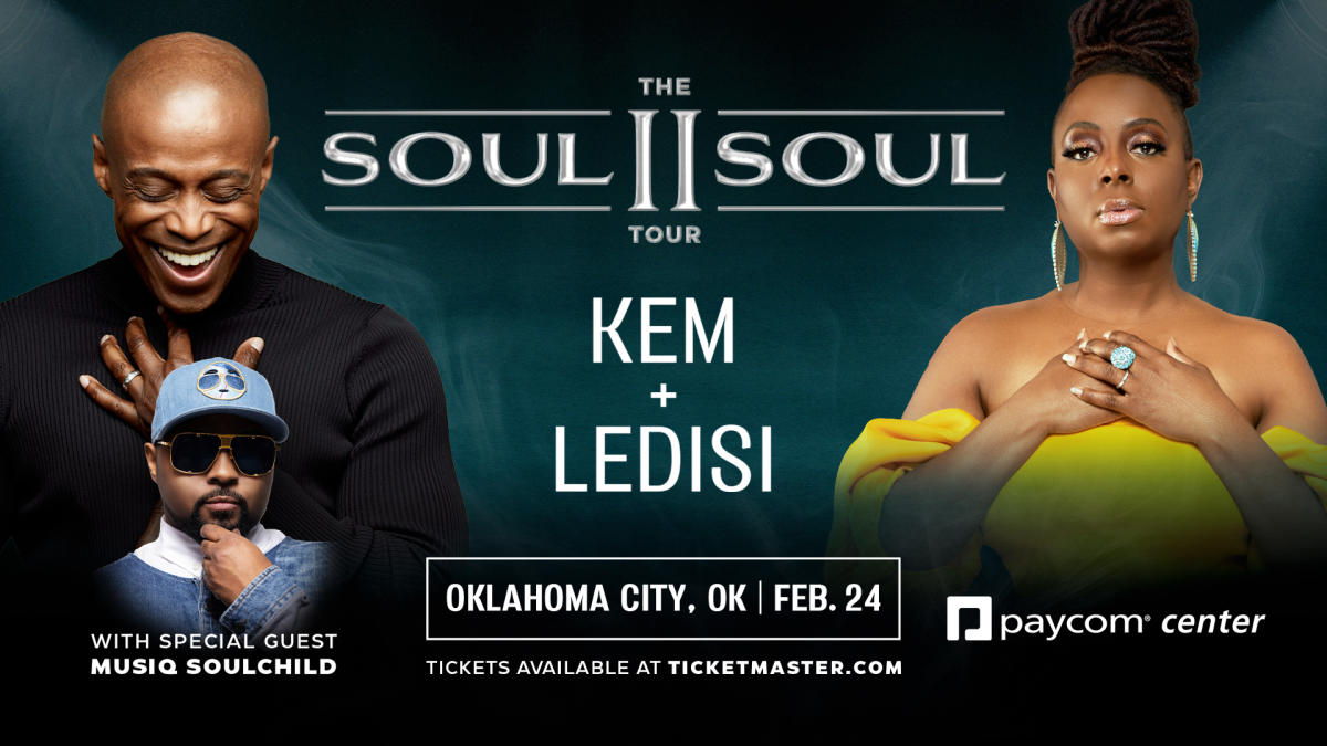KEM & LEDISI ANNOUNCE THE SOUL II SOUL TOUR COMING TO PAYCOM