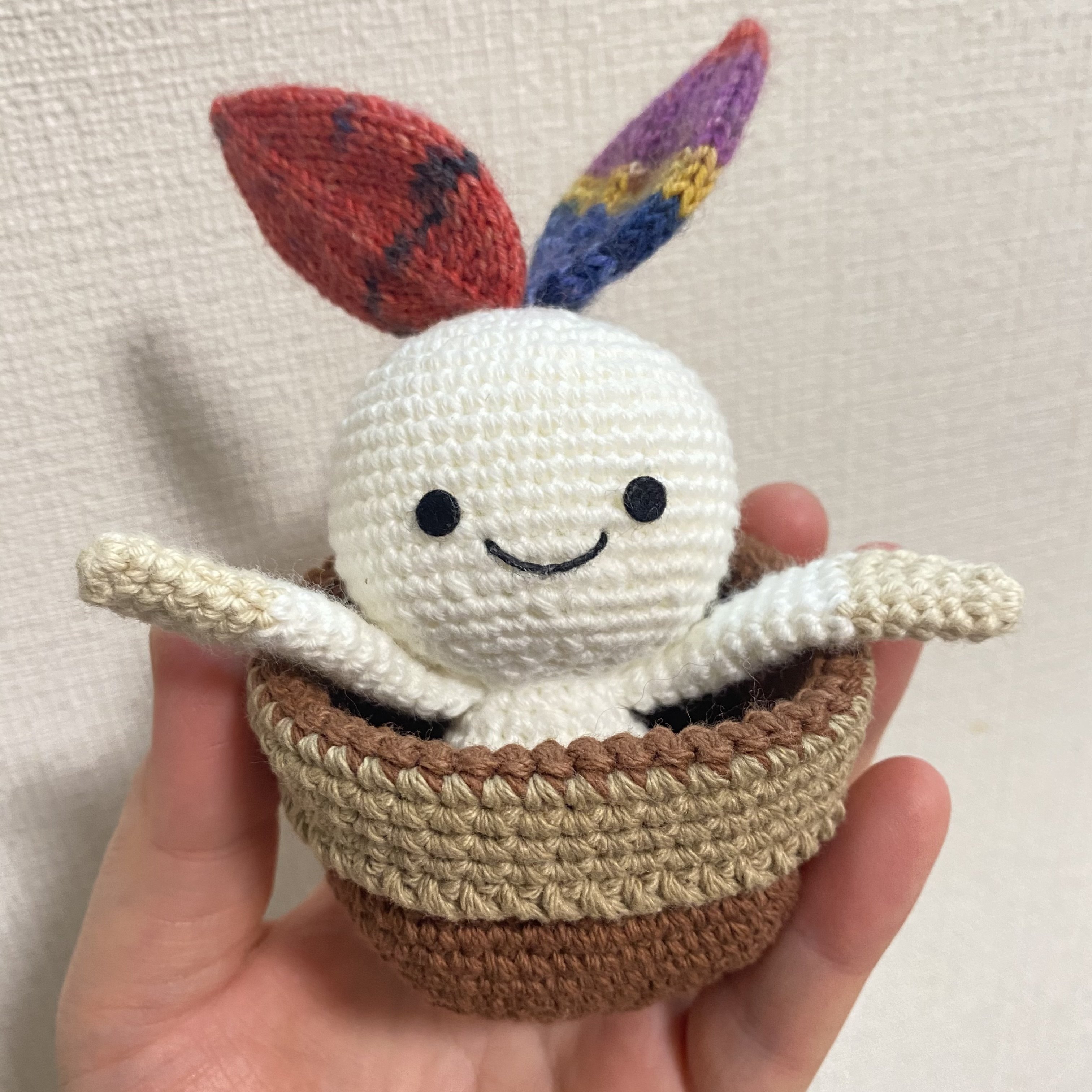 79.フラワーポップ マンドラゴラのあみぐるみ 79.フラワーポップ