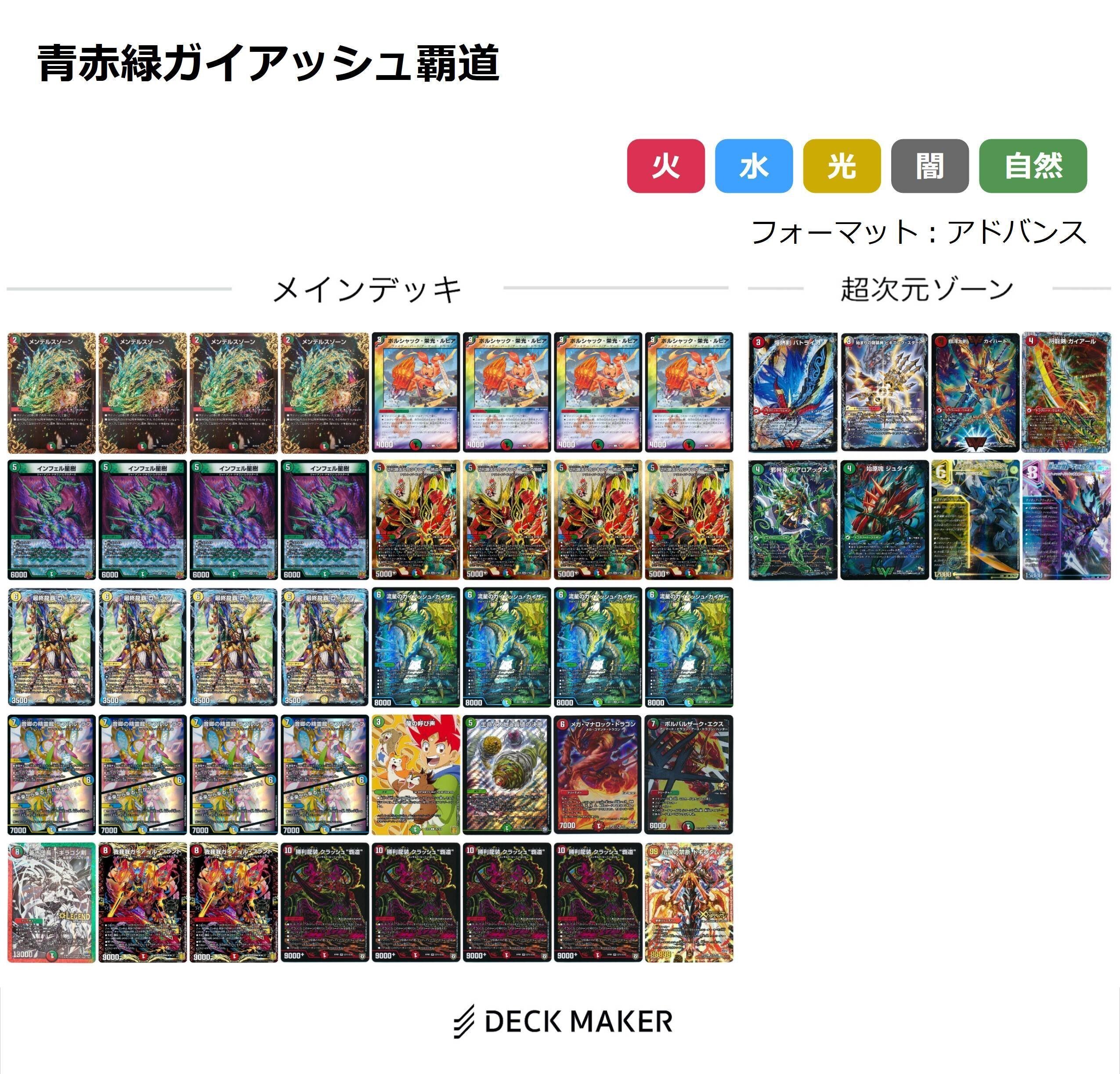 アドバンス】シータガイアッシュ覇道｜ぶらっきー