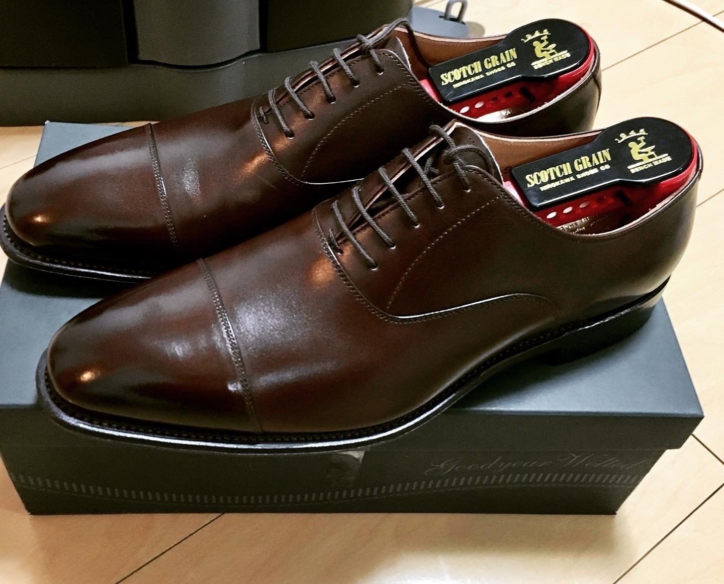 スコッチグレイン オデッサ（916DBR）の経年変化｜とあ