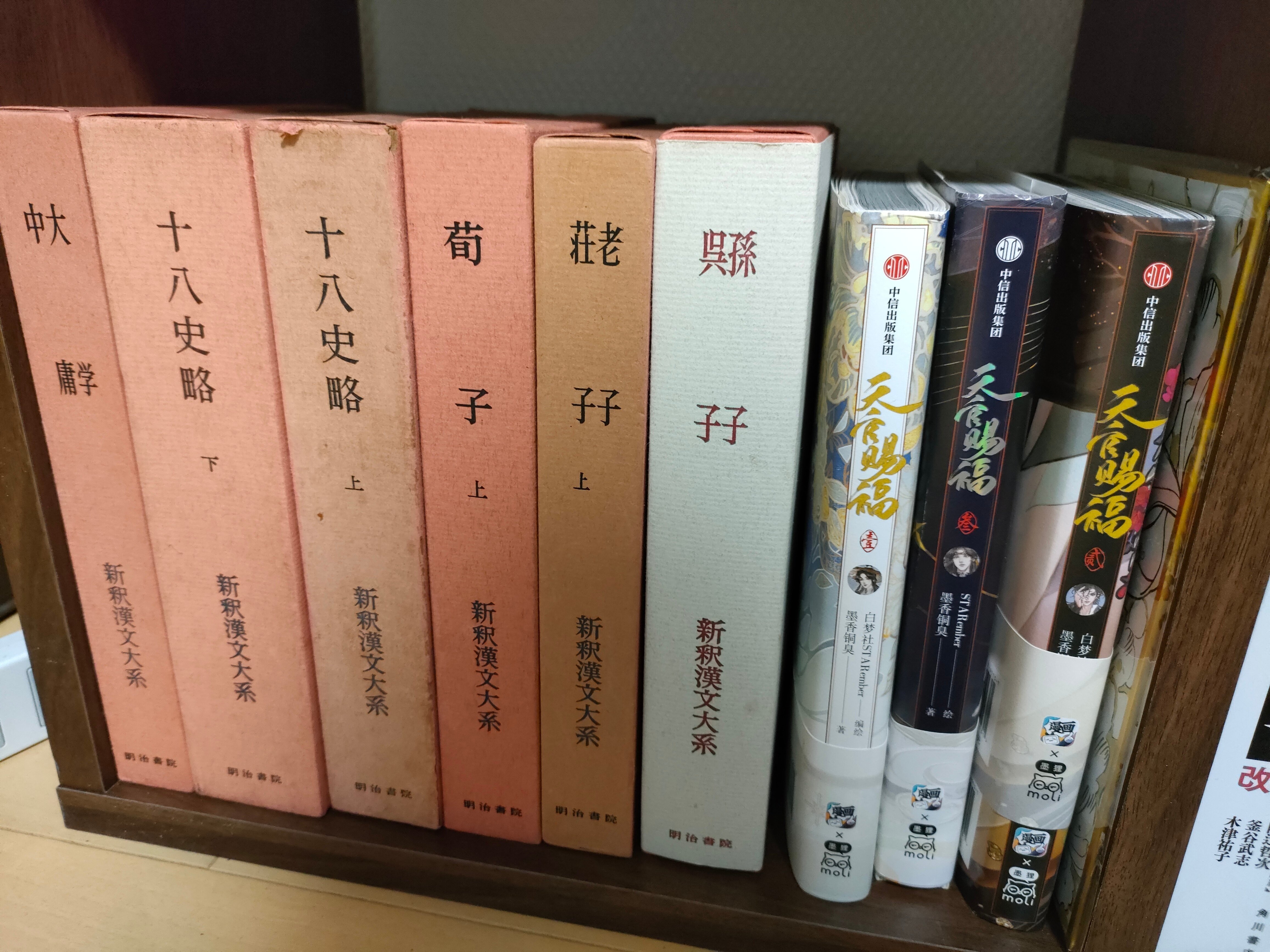 新釈漢文大系を読むと漢文のテストとHSKに役に立つかもしれないよー