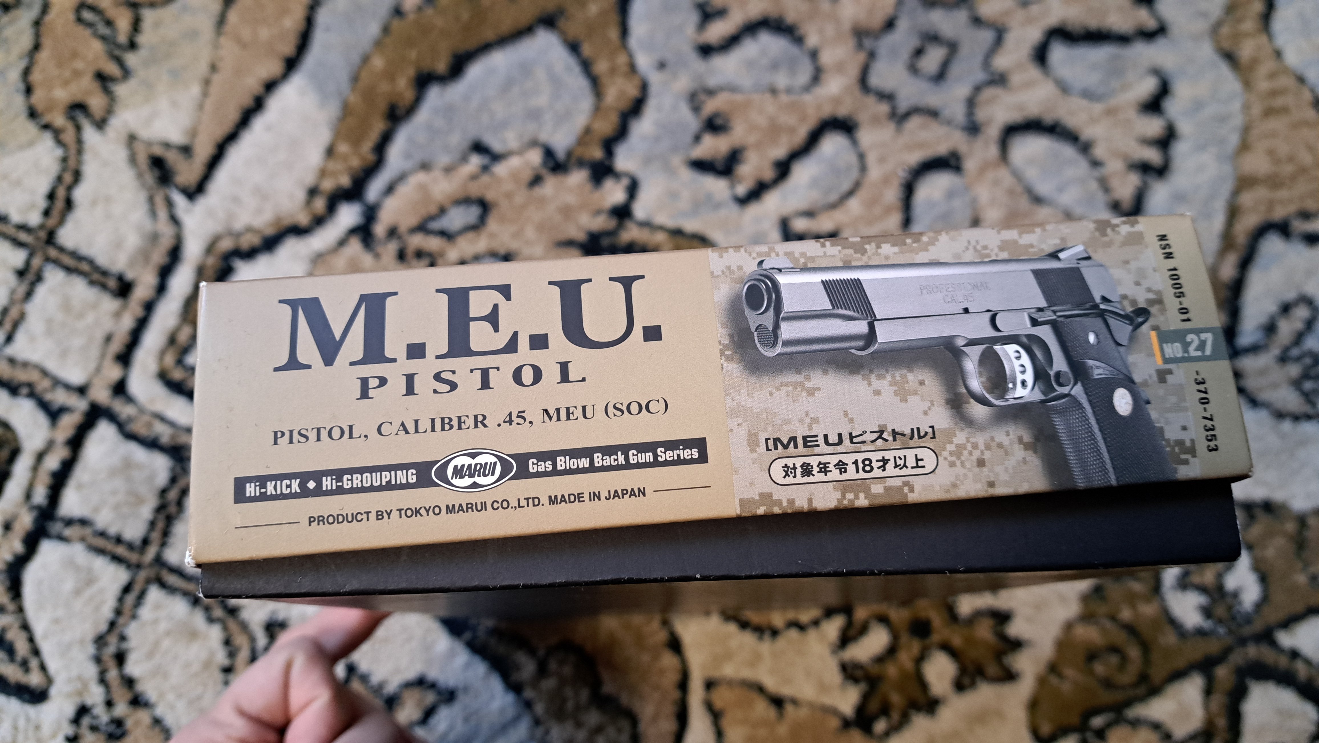 東京マルイ MEUピストル エアガンレビュー M45 MEU SOC｜郭公