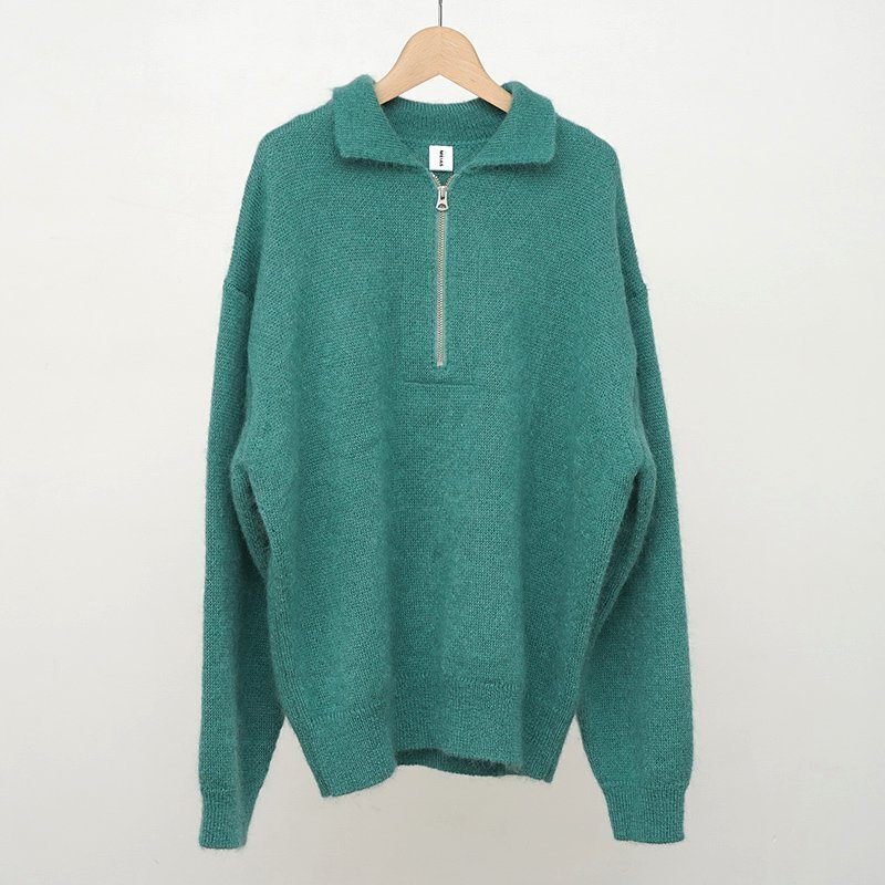 2023 A/W】【MEIAS メイアス】SUPER KID MOHAIR ZIP PULL OVER｜THIRTY