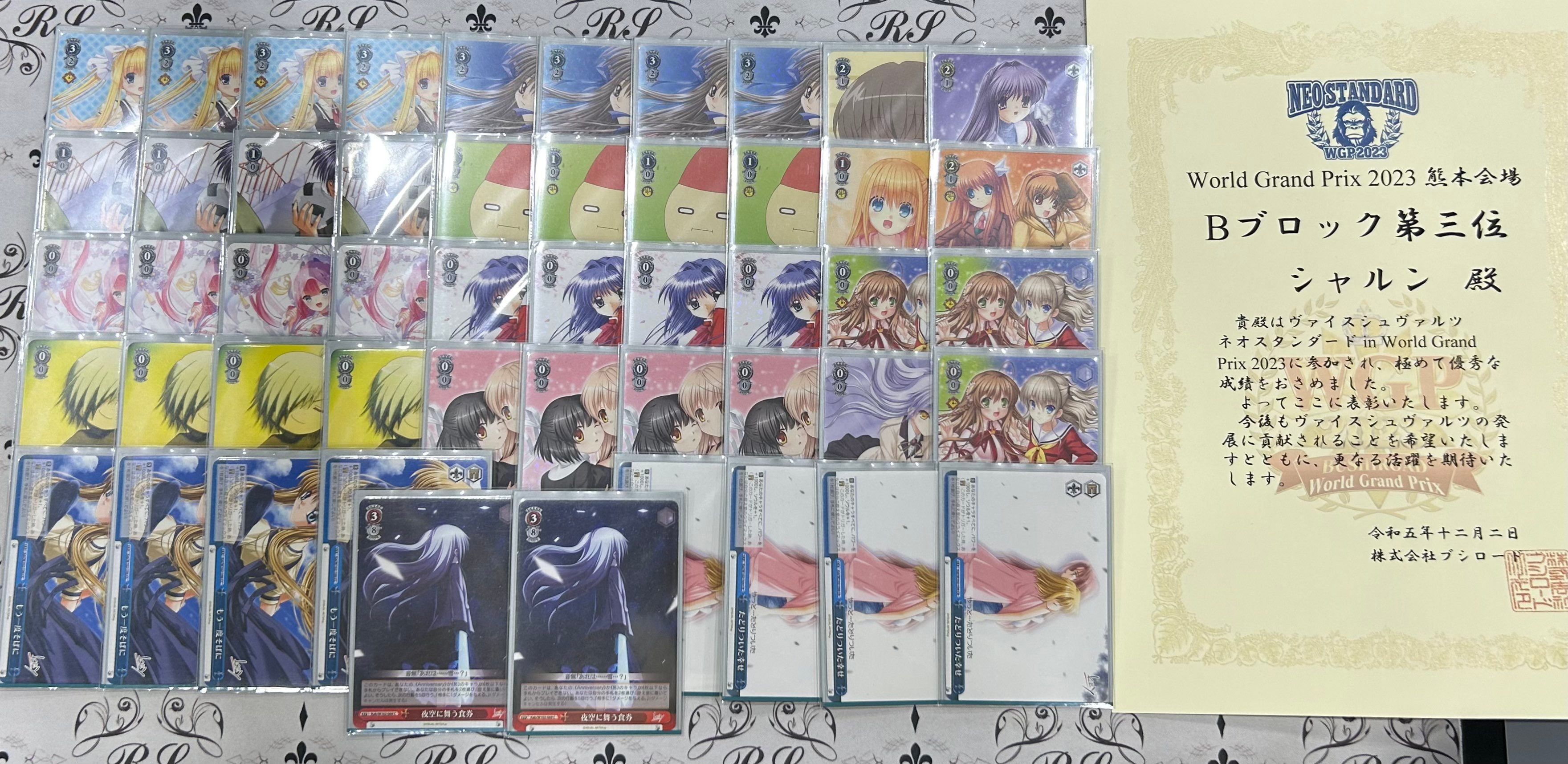 ヴァイスシュヴァルツ 引退品 ヴァイスシュヴァルツ Key デッキ 8門