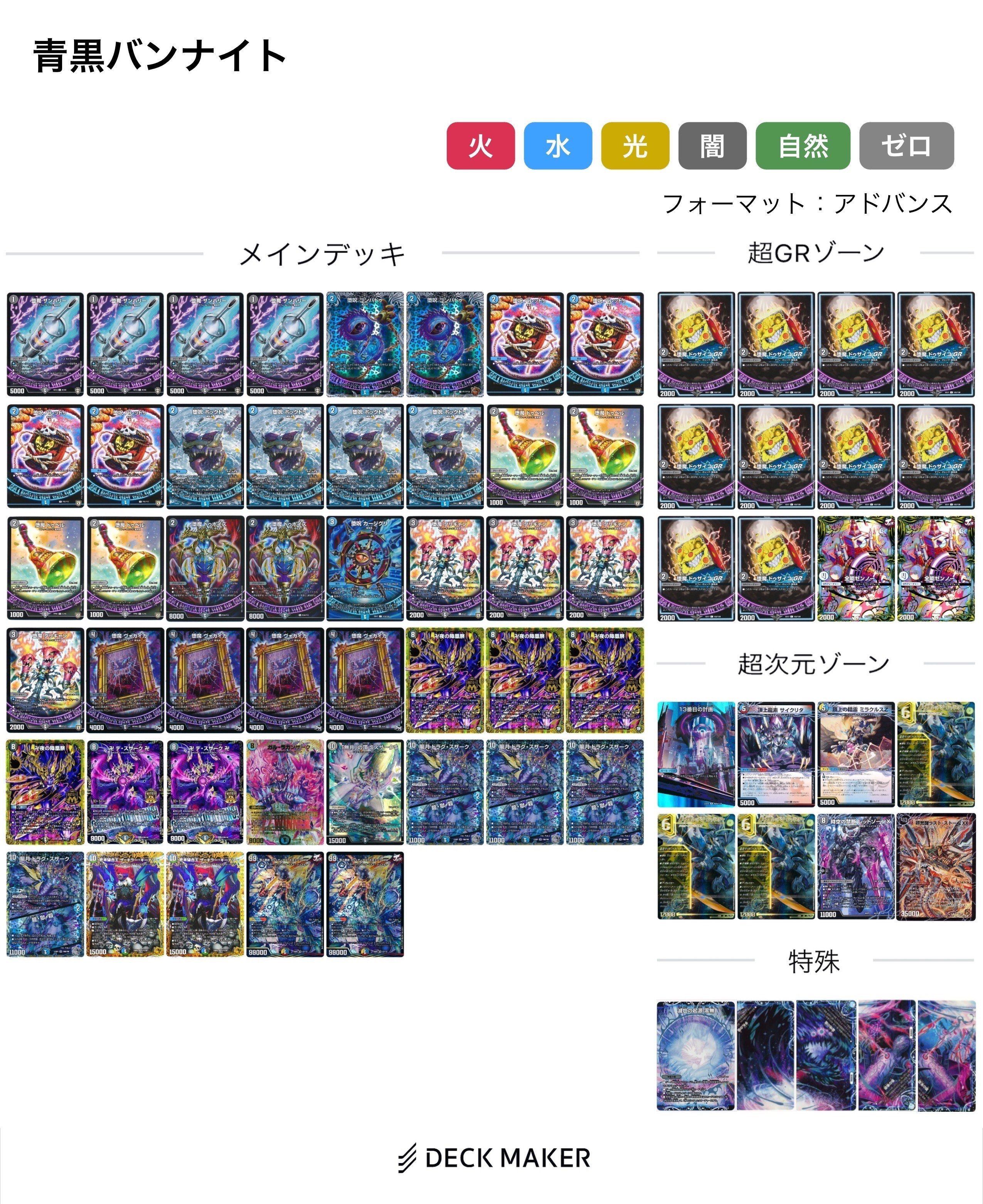 引退品 まとめ売り 青黒バンナイト ドゥザイコGR バンナイトカーニバル