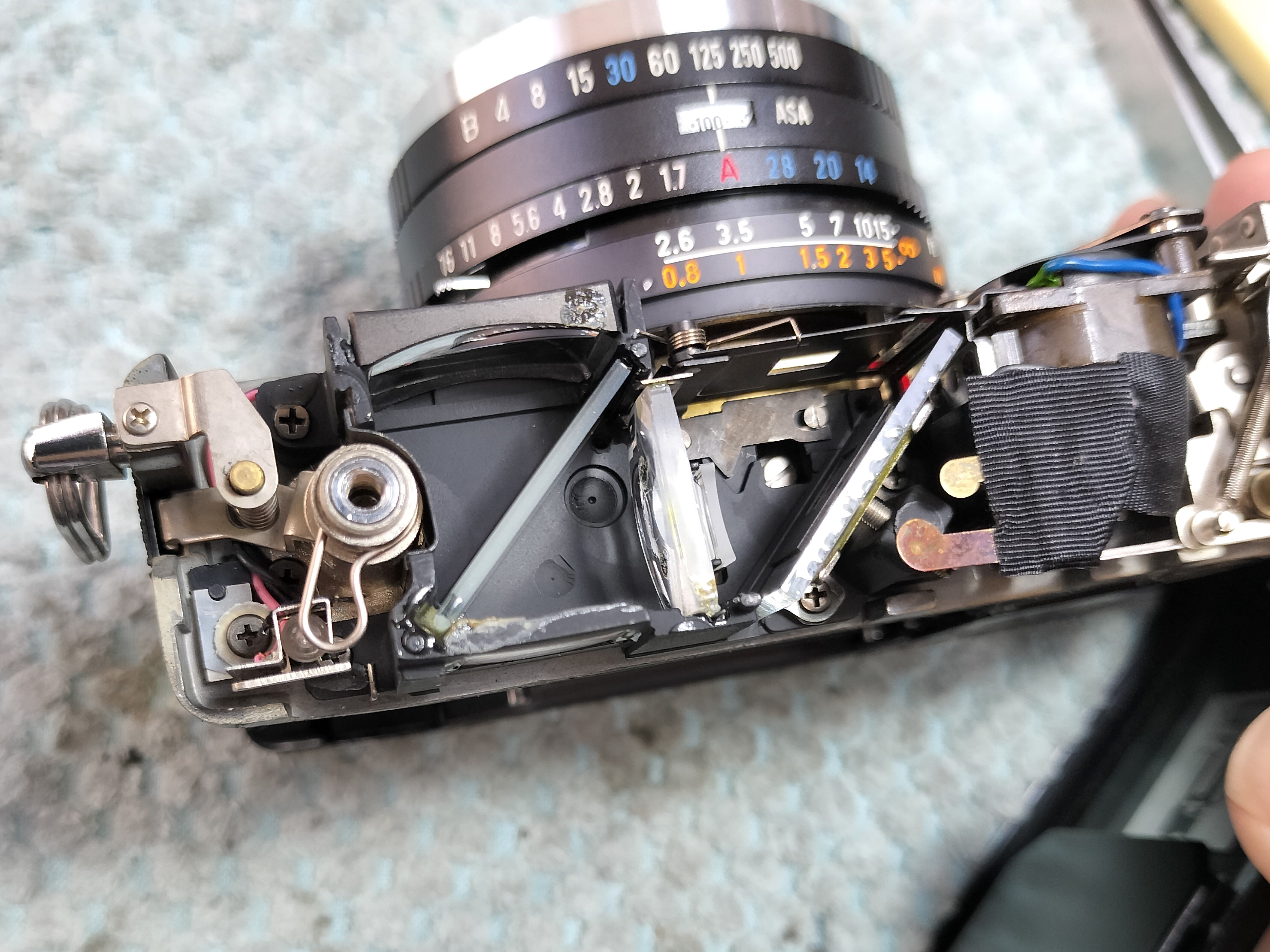 Canon Canonet Giii QL17の分解｜フィルムカメラ修理のアクアカメラ