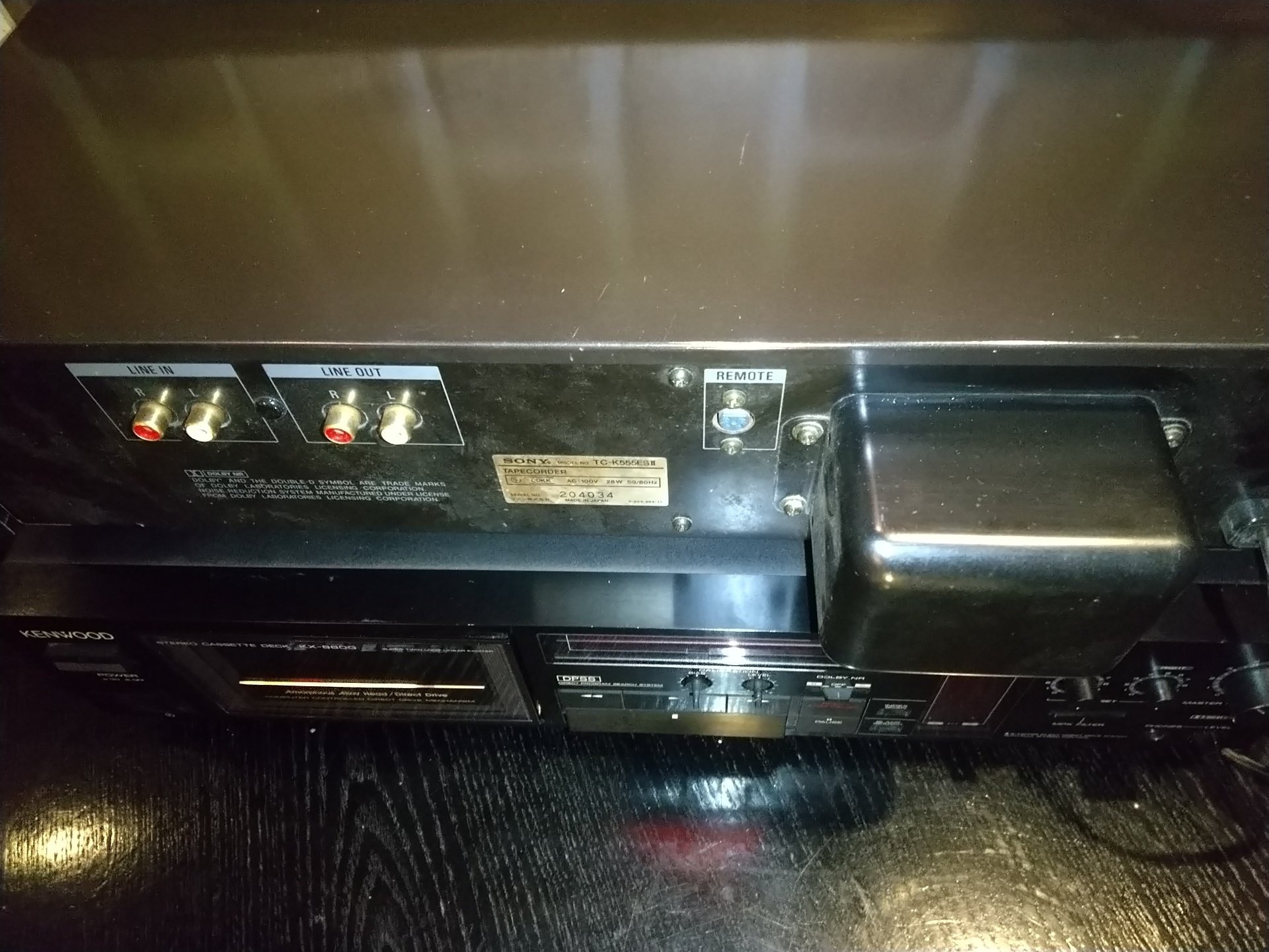 部品取り SONY カセットデッキ TC-K555ES2 部品取り SONY カセット