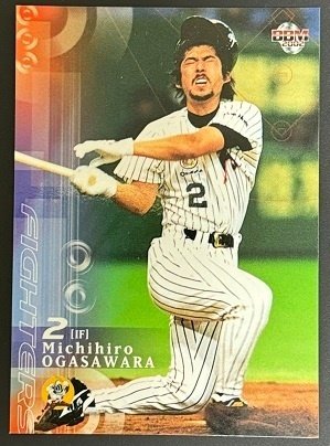 野球カードについて話したい①：BBM2002 1st 小笠原道大選手｜風見鶏