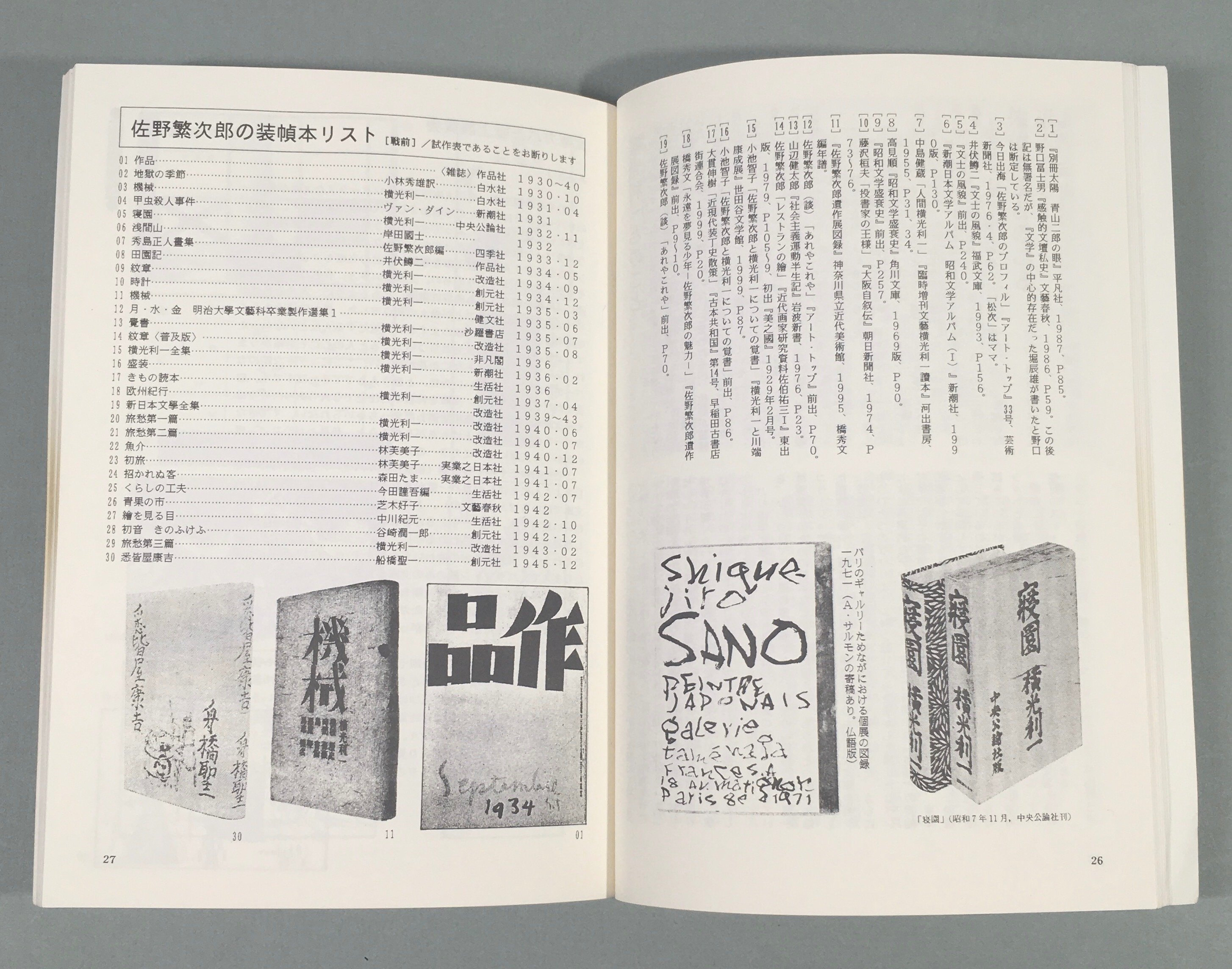 佐野繁次郎装幀集成 西村コレクションを中心として 増補版 出来