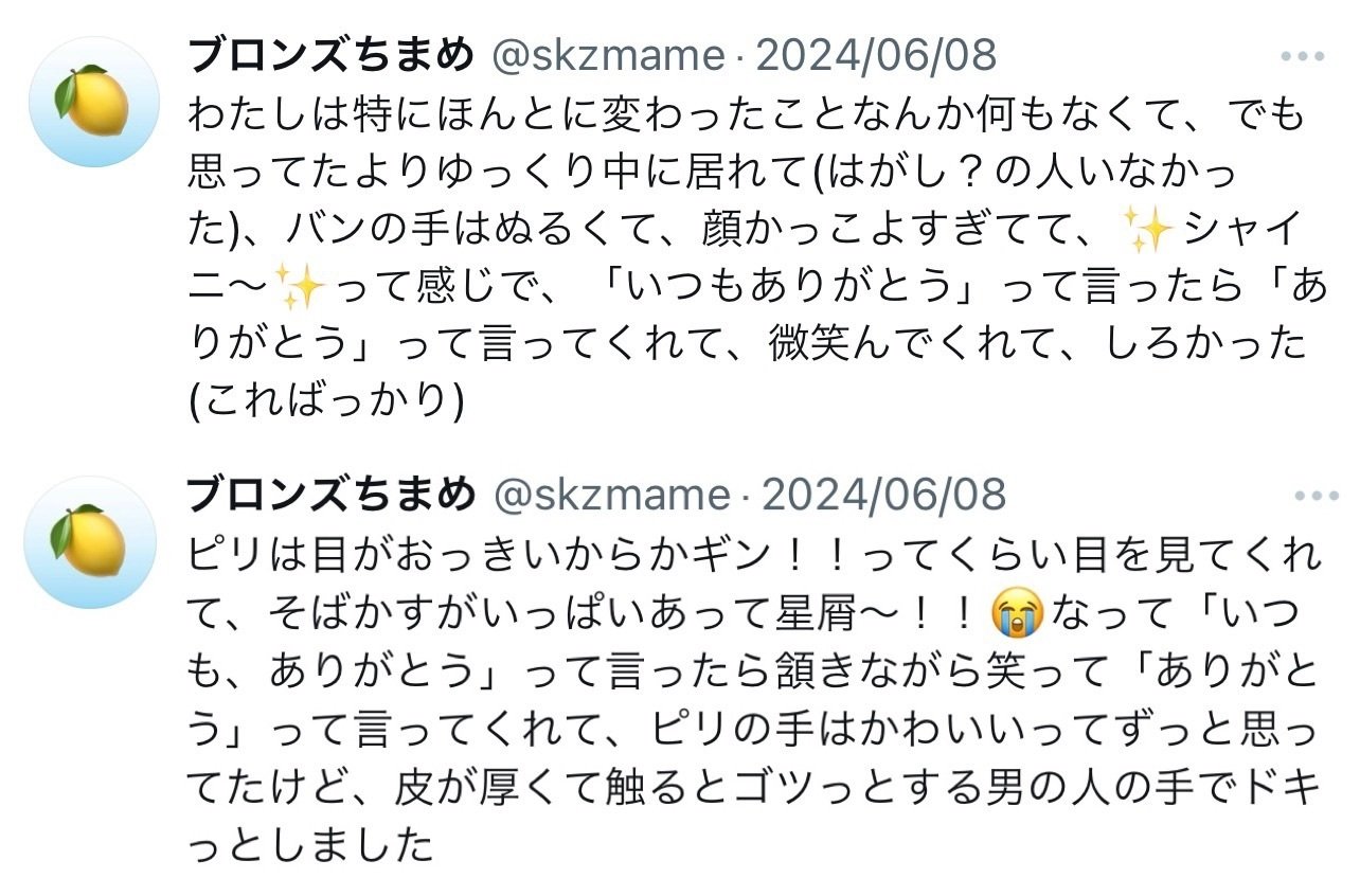 2024.6.8 ユニットハイタッチ会の日記｜ちまめ