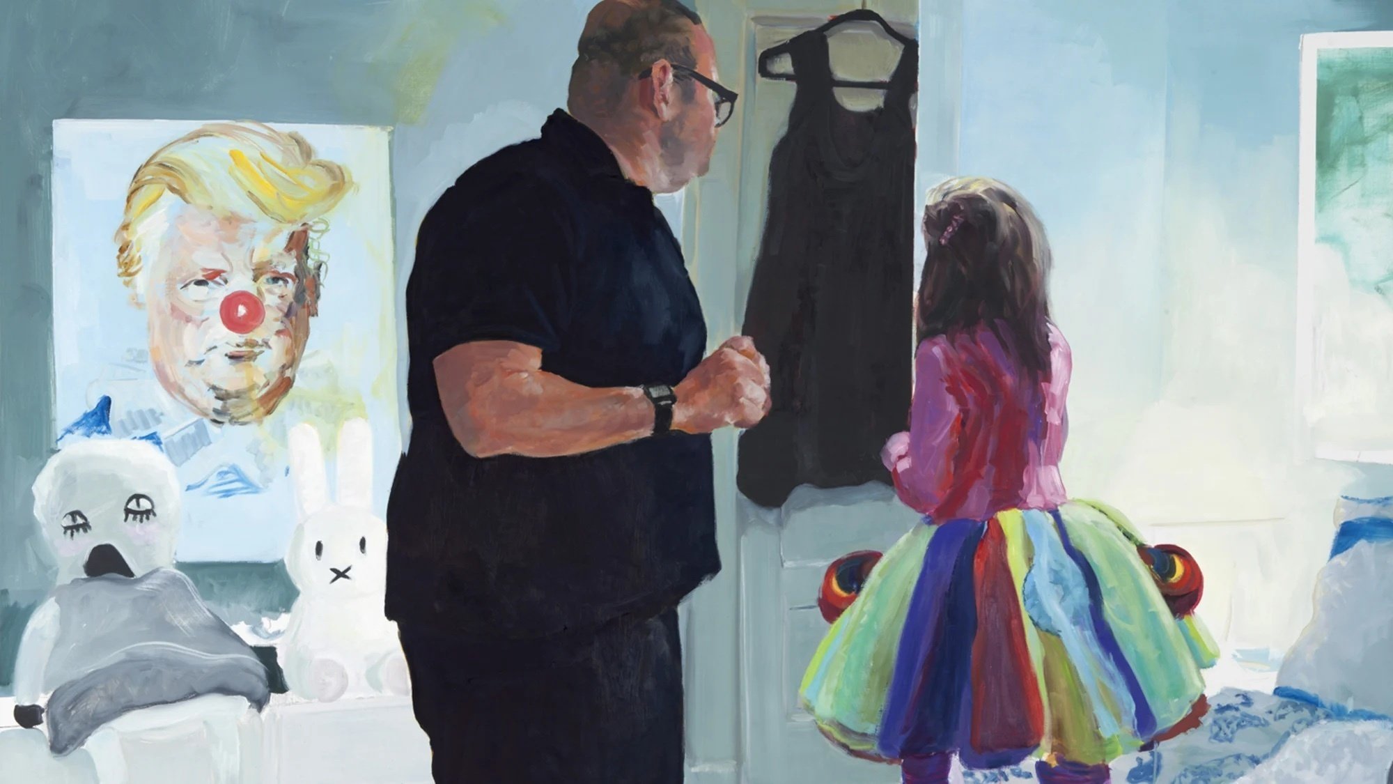 エリック・フィッシュルがトランプ時代の新しい絵画を発表-CNN