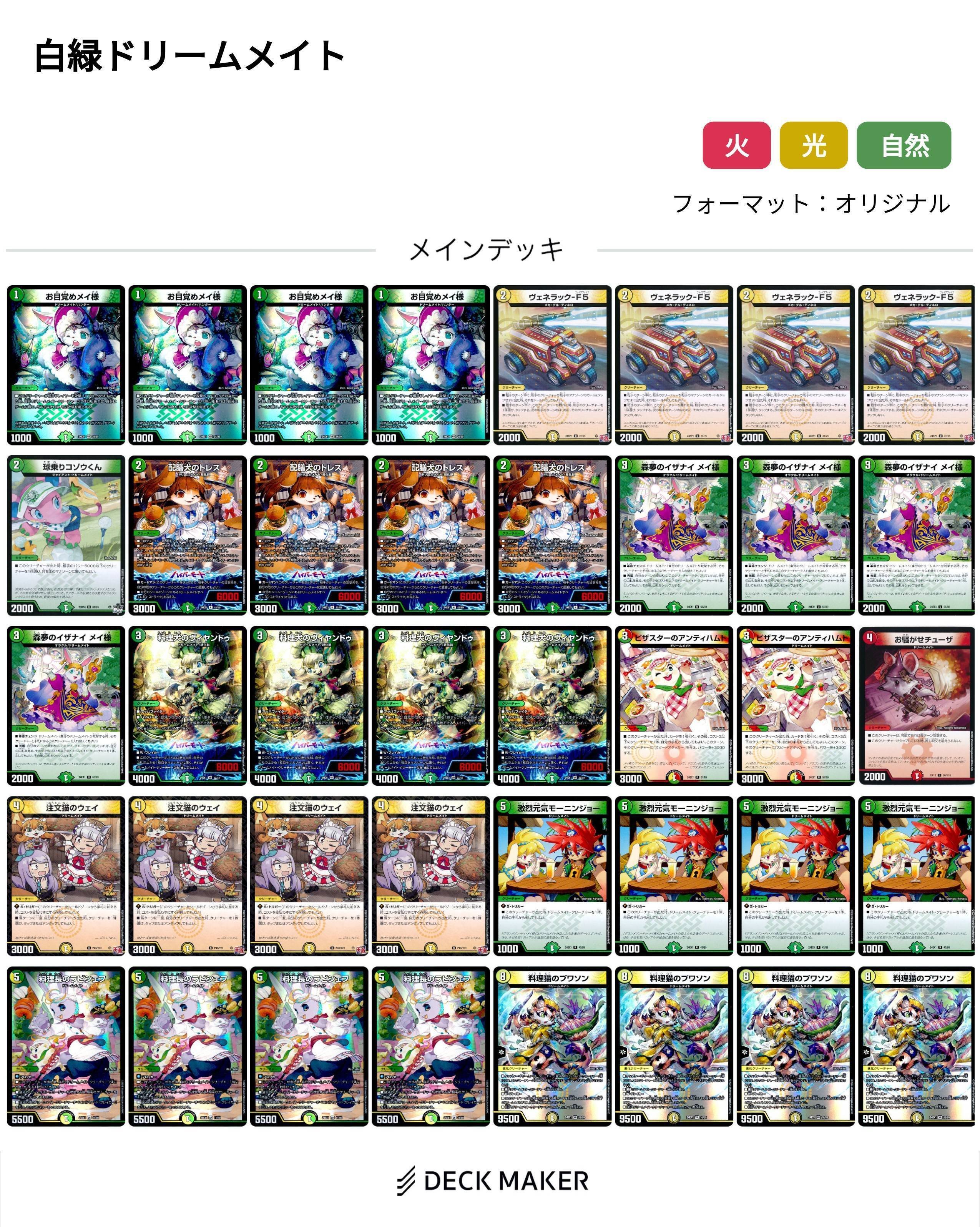 白緑ドリームメイト研究結果｜fanction