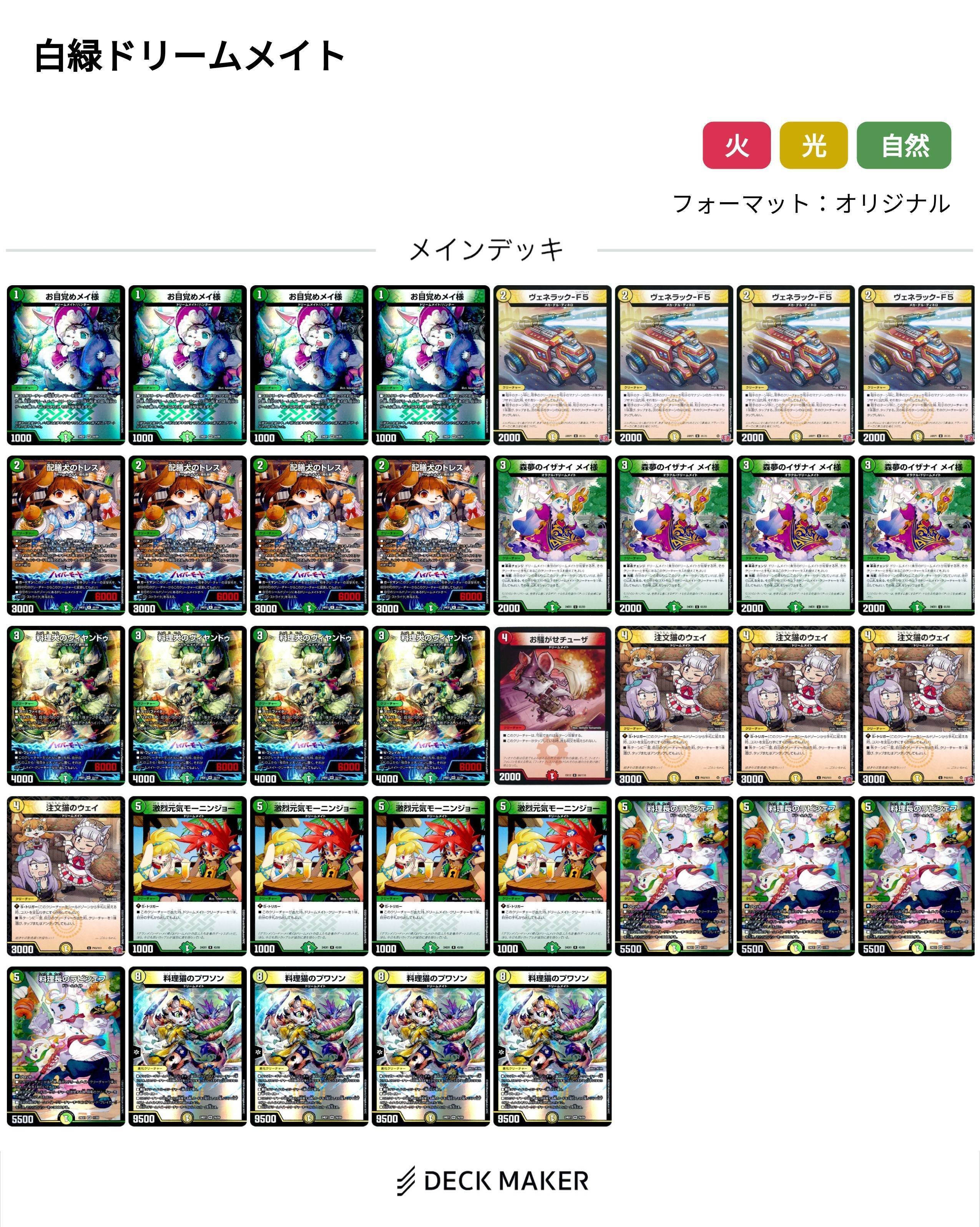 白緑ドリームメイト研究結果｜fanction